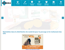 Tablet Screenshot of produits-giorda.com